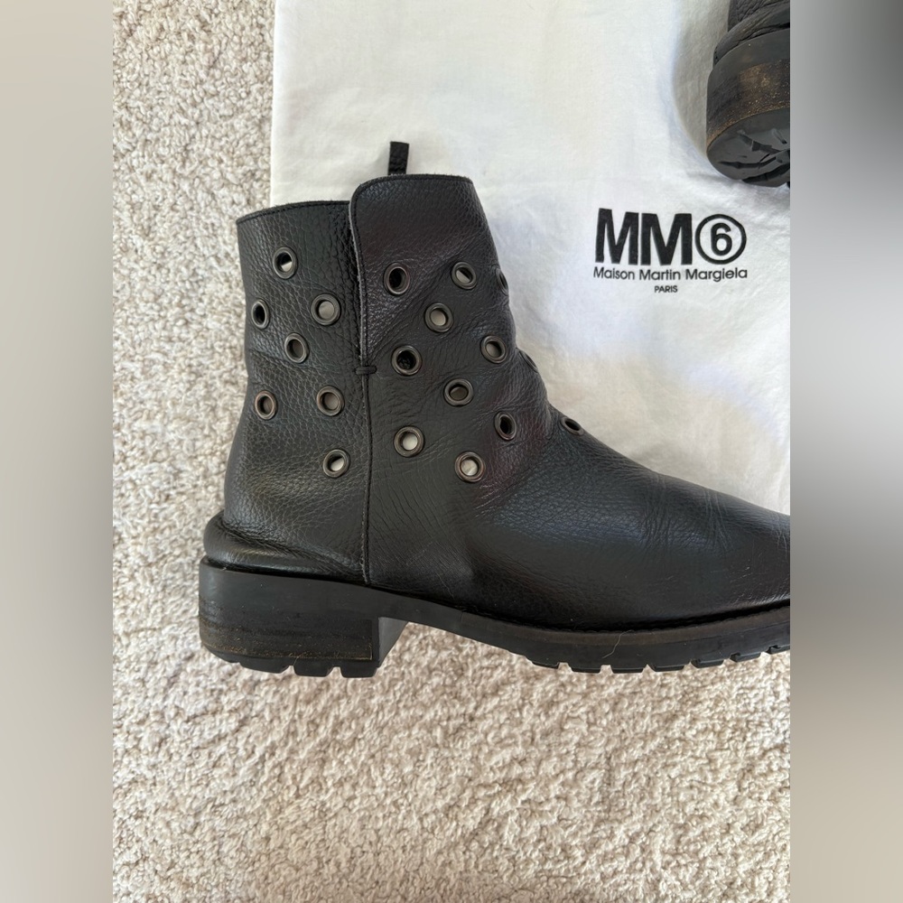 MM6 zip up ankle boots size 40